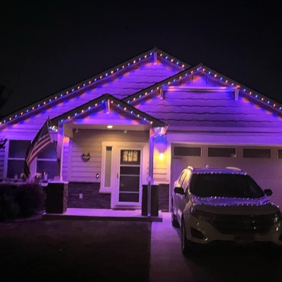 Permanent Holiday Lighting Photo